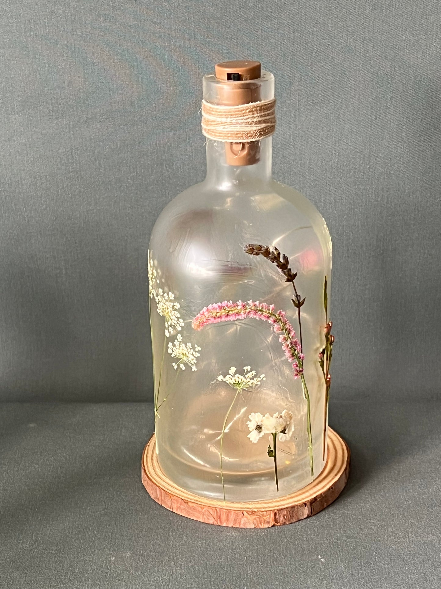 Botanical Bottle Lamp