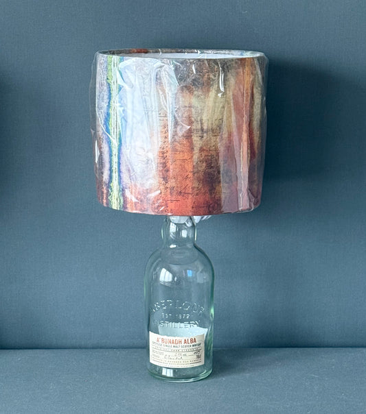 Arberlour Speyside Whisky ' paired' with rustic fabric shade