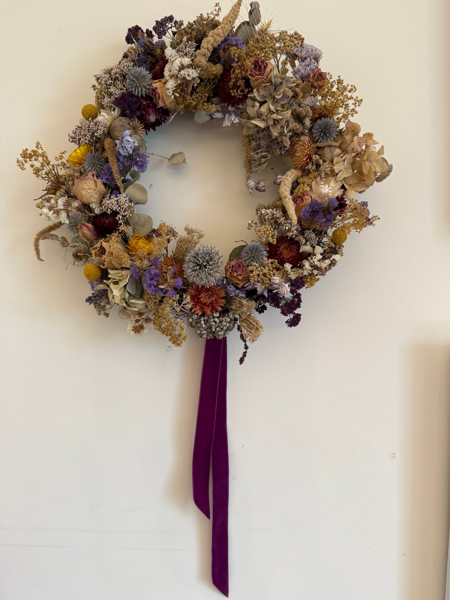 Luxury Medium Dried Flower Wreath