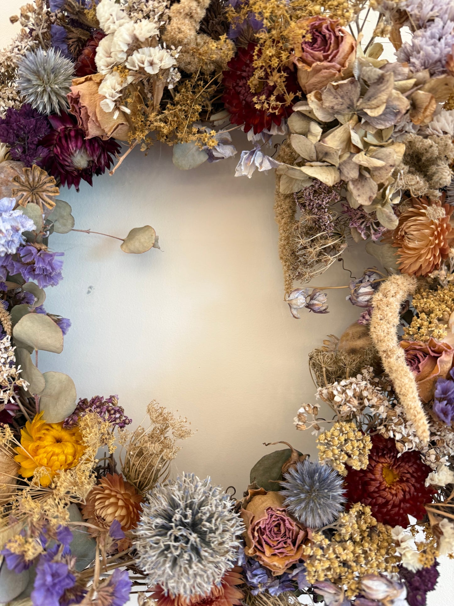 Luxury Medium Dried Flower Wreath