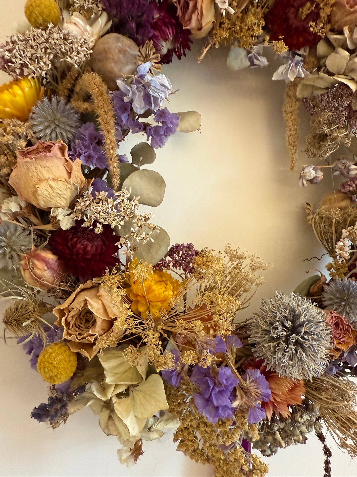 Luxury Medium Dried Flower Wreath