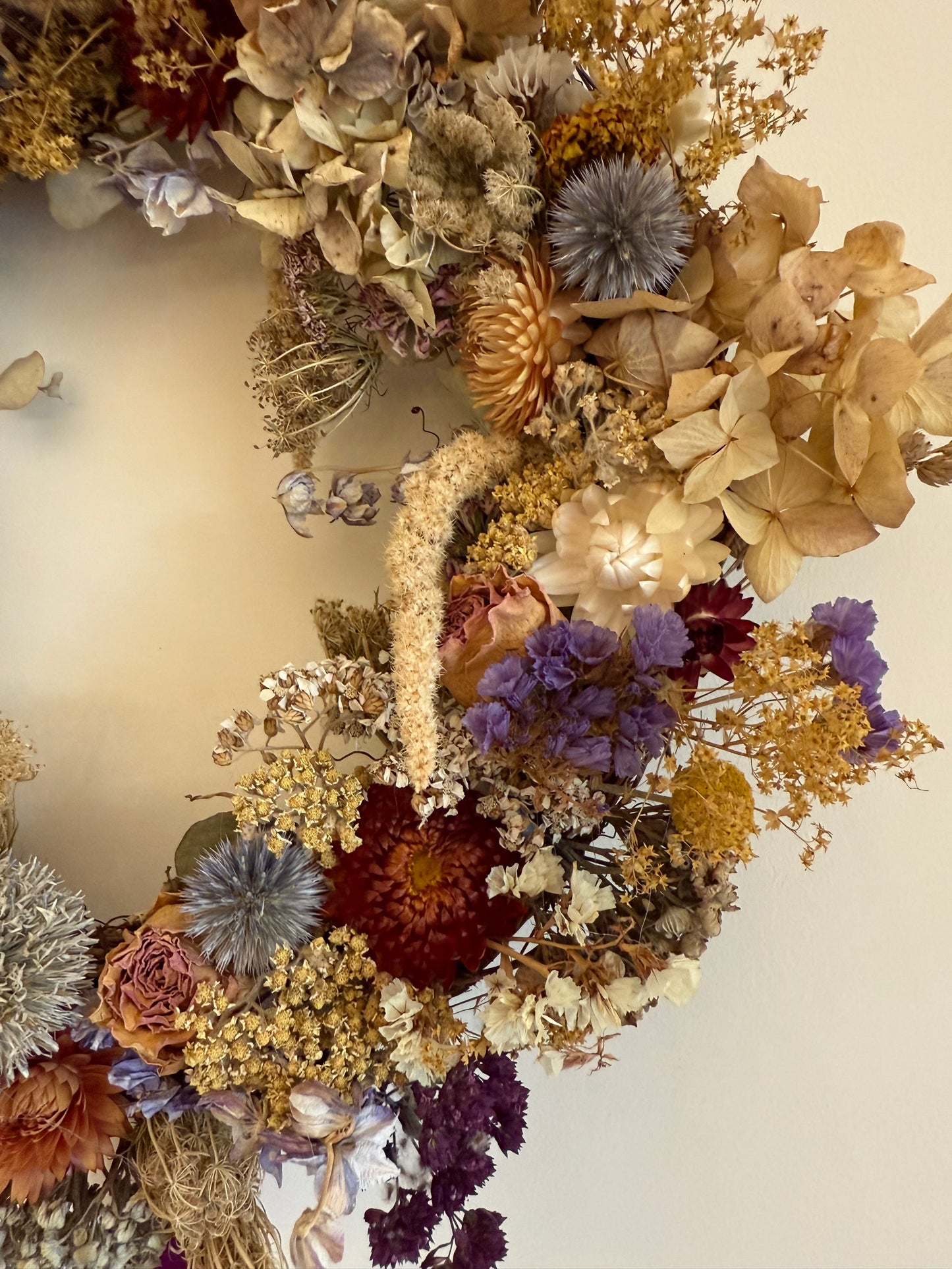 Luxury Medium Dried Flower Wreath