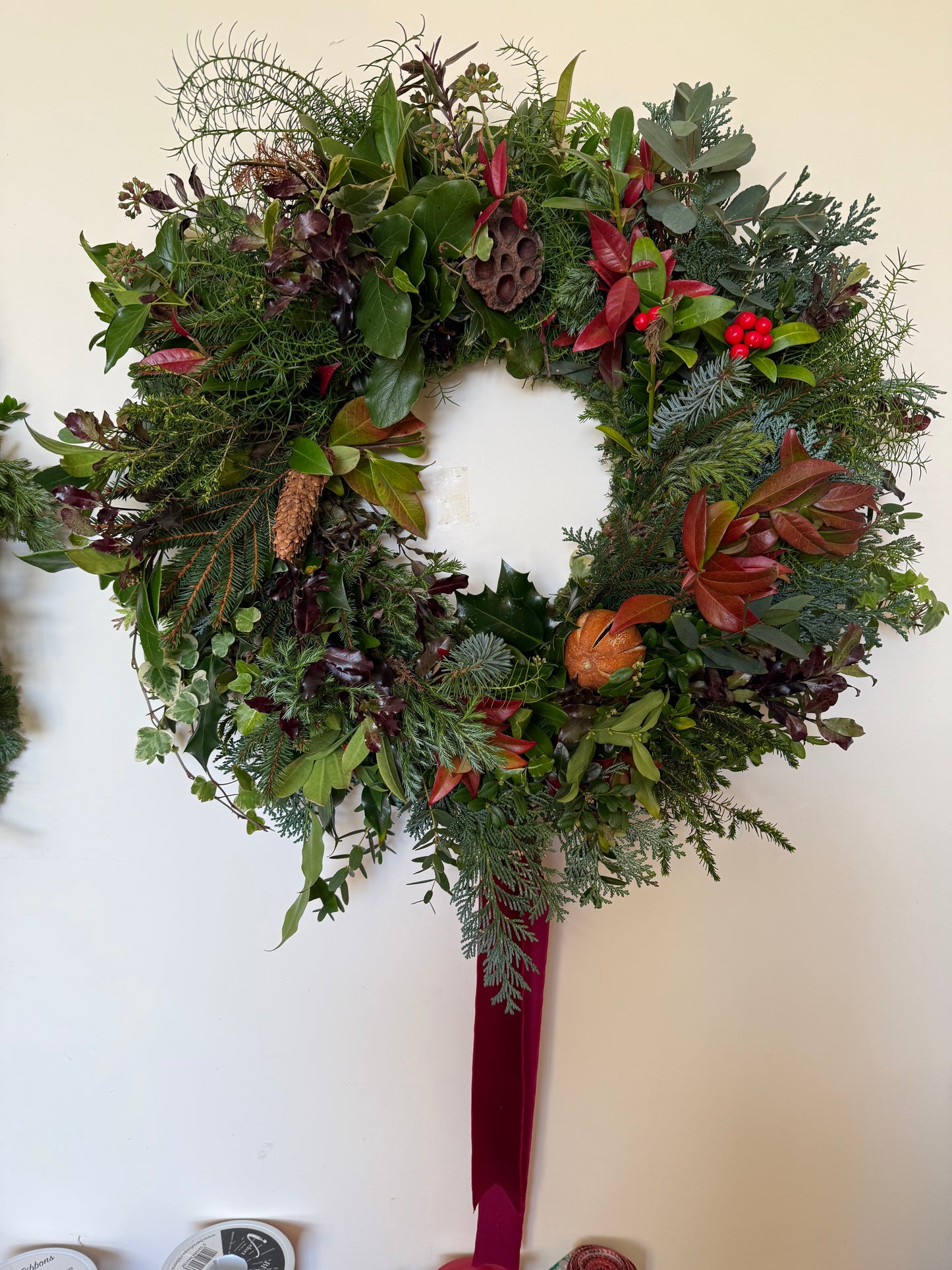 Seasonal Flower Wreaths - Made to Order - Scottish Handmade
