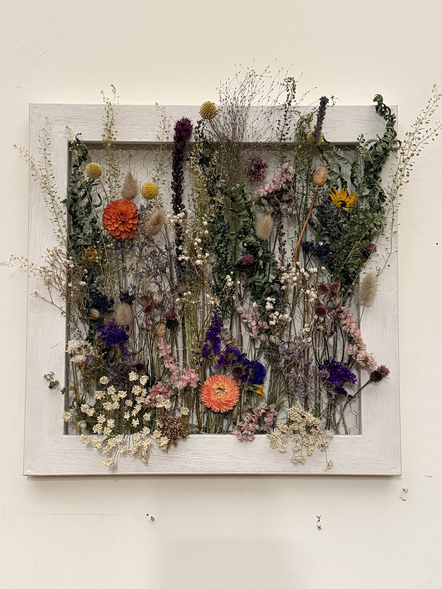 The Garden Archive, Seed-to-Art Statement Meadow Panel (One of a Kind)