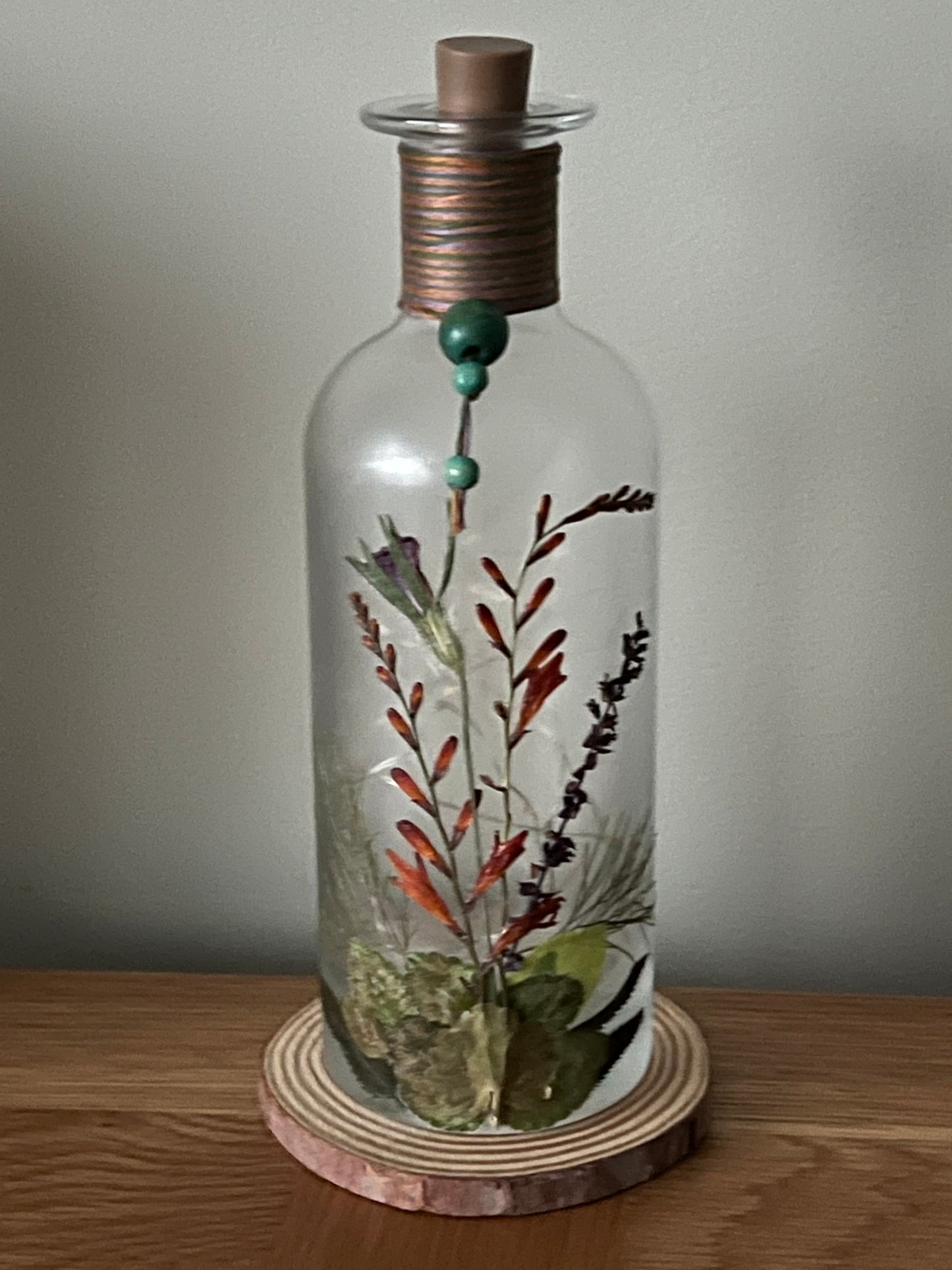 Botanical Bottle Lamp