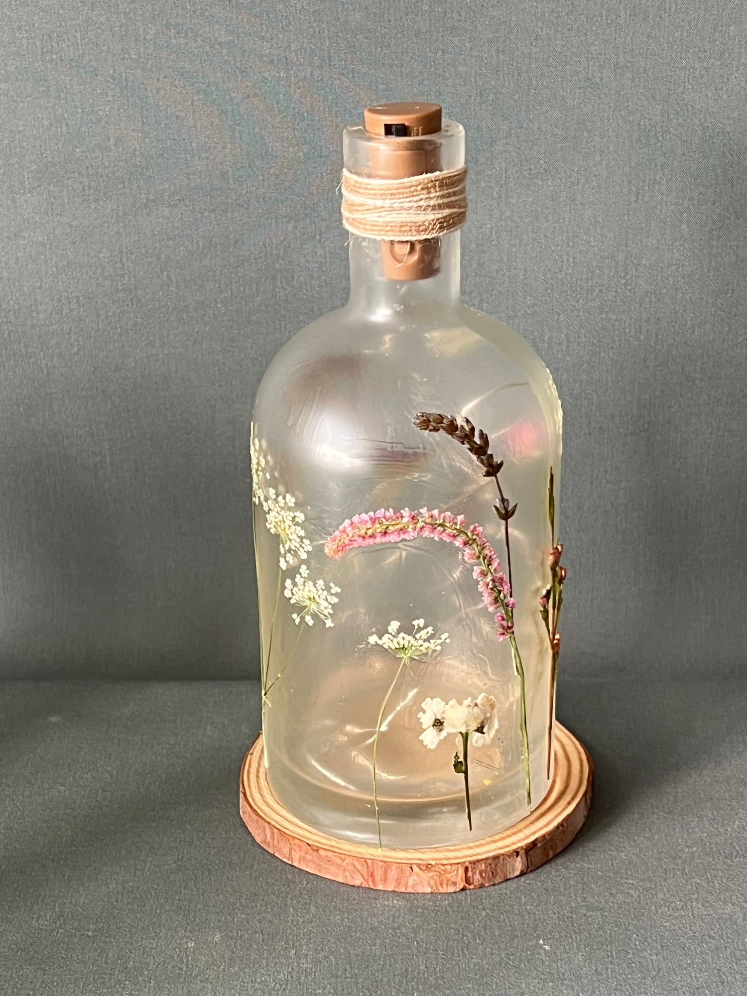 Botanical Bottle Lamps