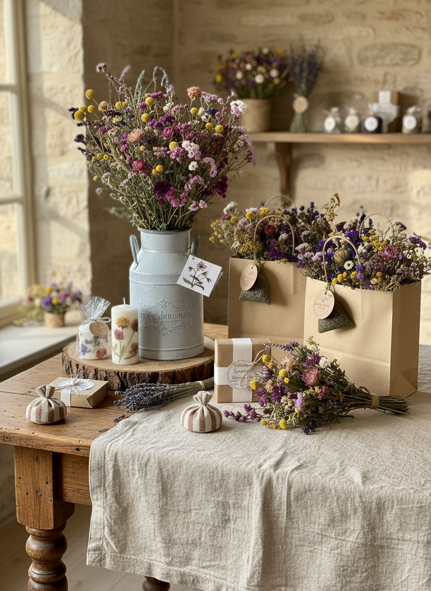 Scottish Dried Flower Combinations