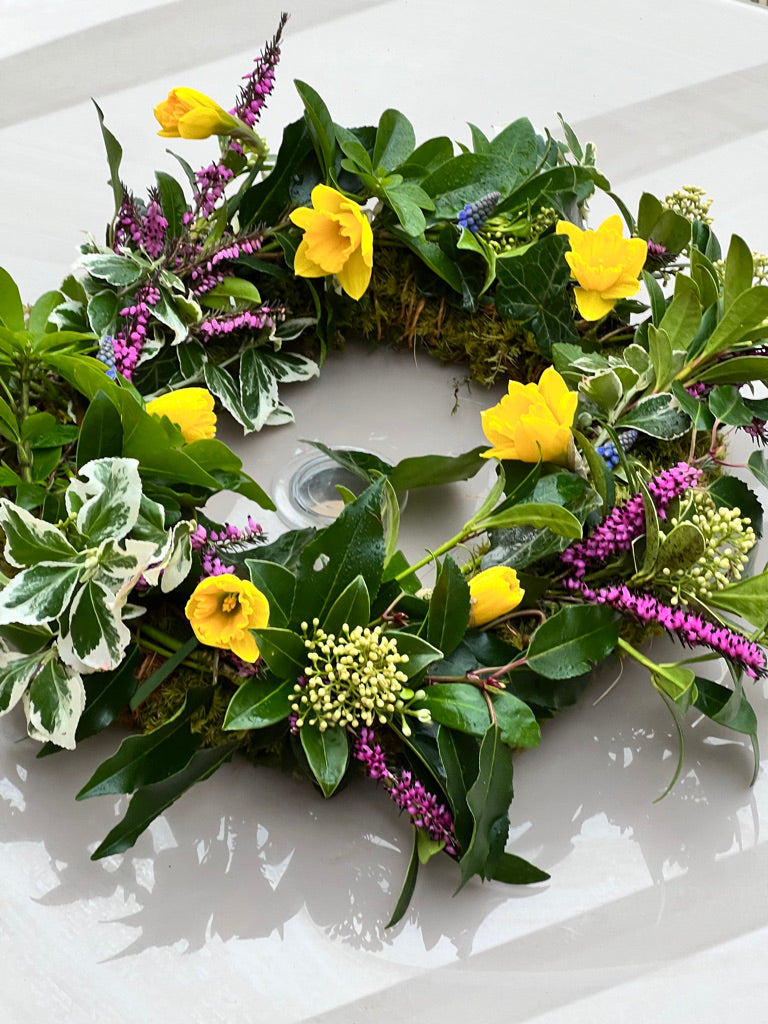 Seasonal Flower Wreaths - Made to Order - Scottish Handmade