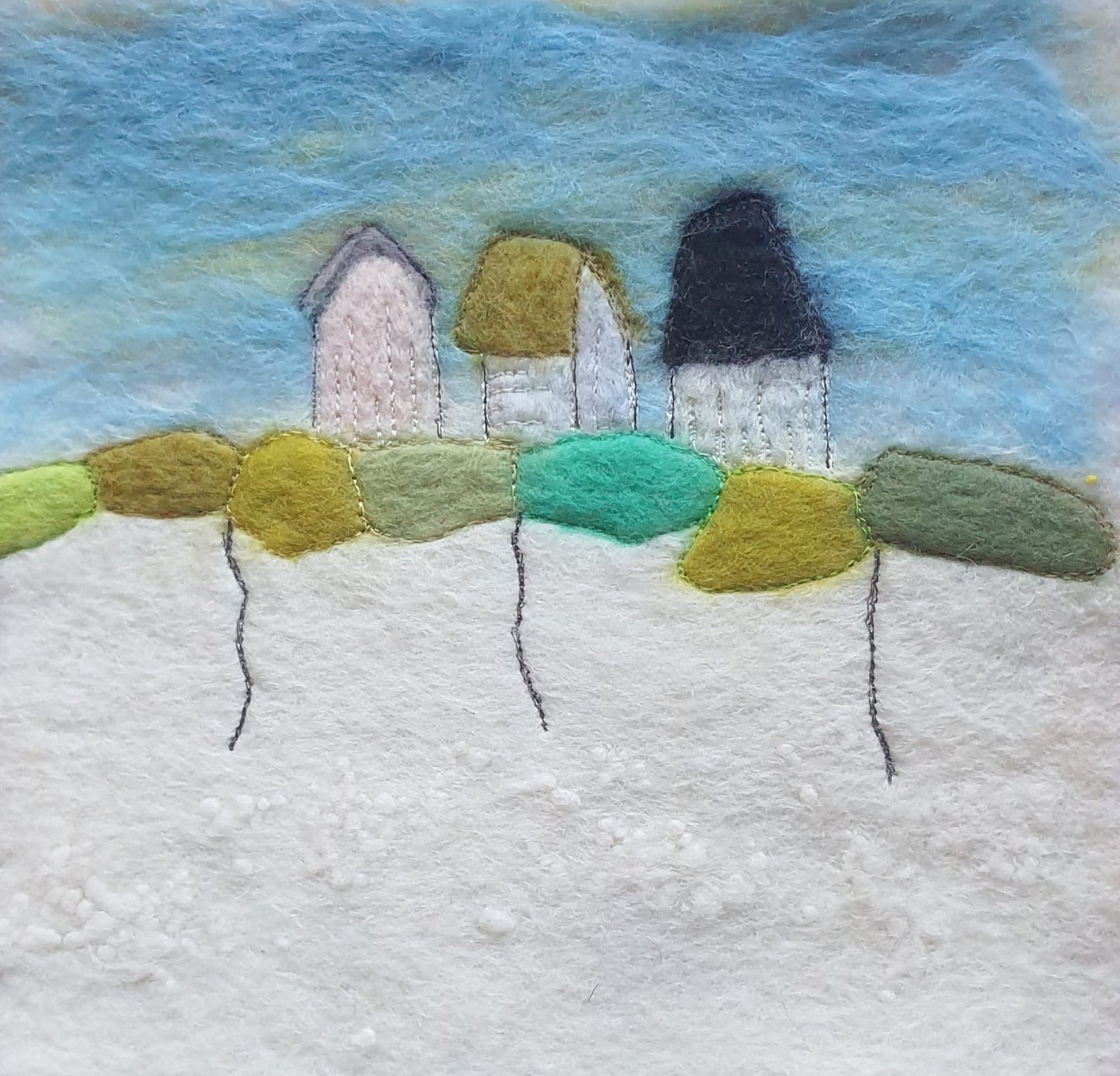 Wool Felted Painting