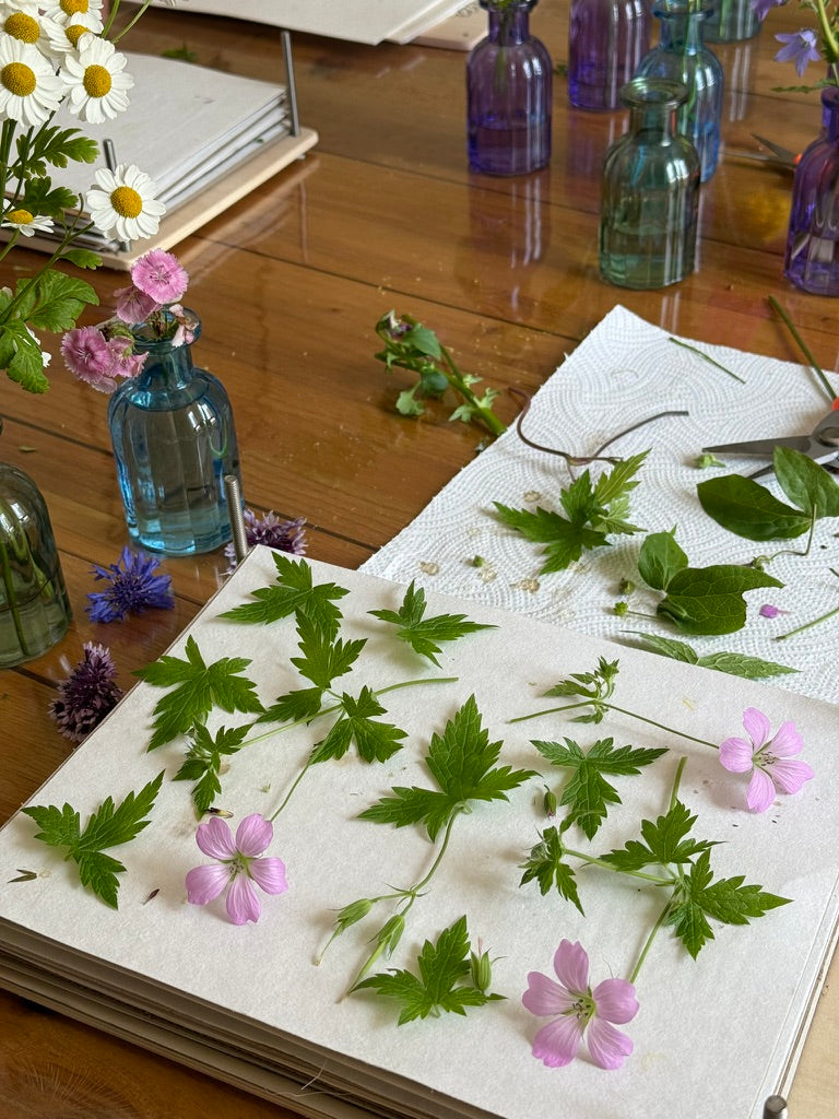 Flower Pressing Workshop – Learn to Press & Preserve Your Own Flowers (Bespoke)