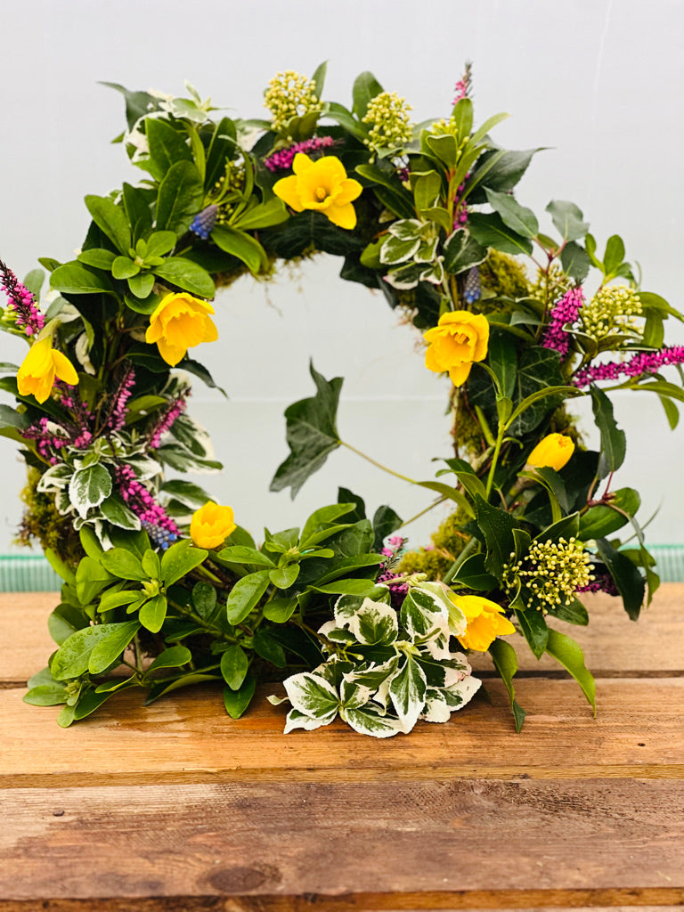 Seasonal Flower Wreaths - Made to Order - Scottish Handmade