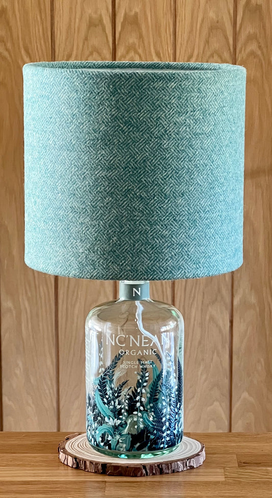 NC'NEAN Bottle 'paired' with Teal Herringbone Shade