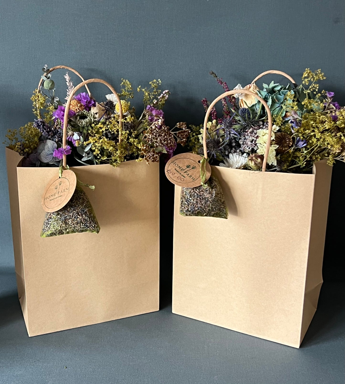 Dried Flower Posy & Lavender Sachet