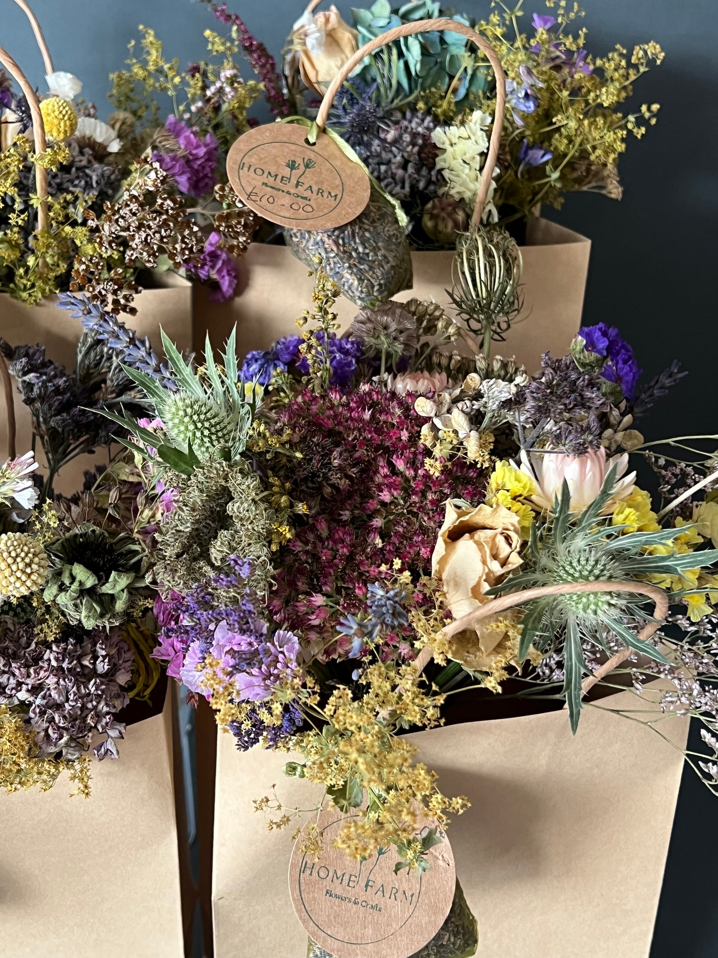 Dried Flower Posy & Lavender Sachet