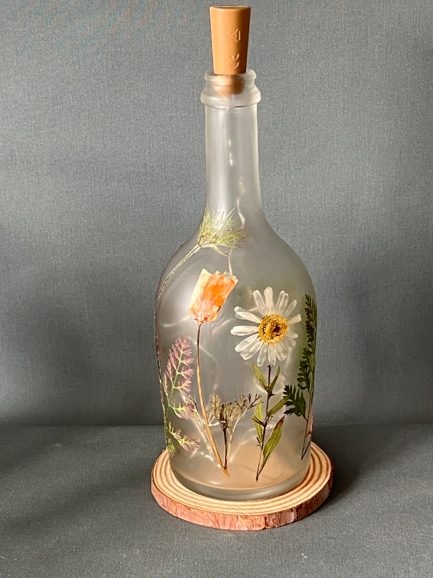 Botanical Bottle Lamp