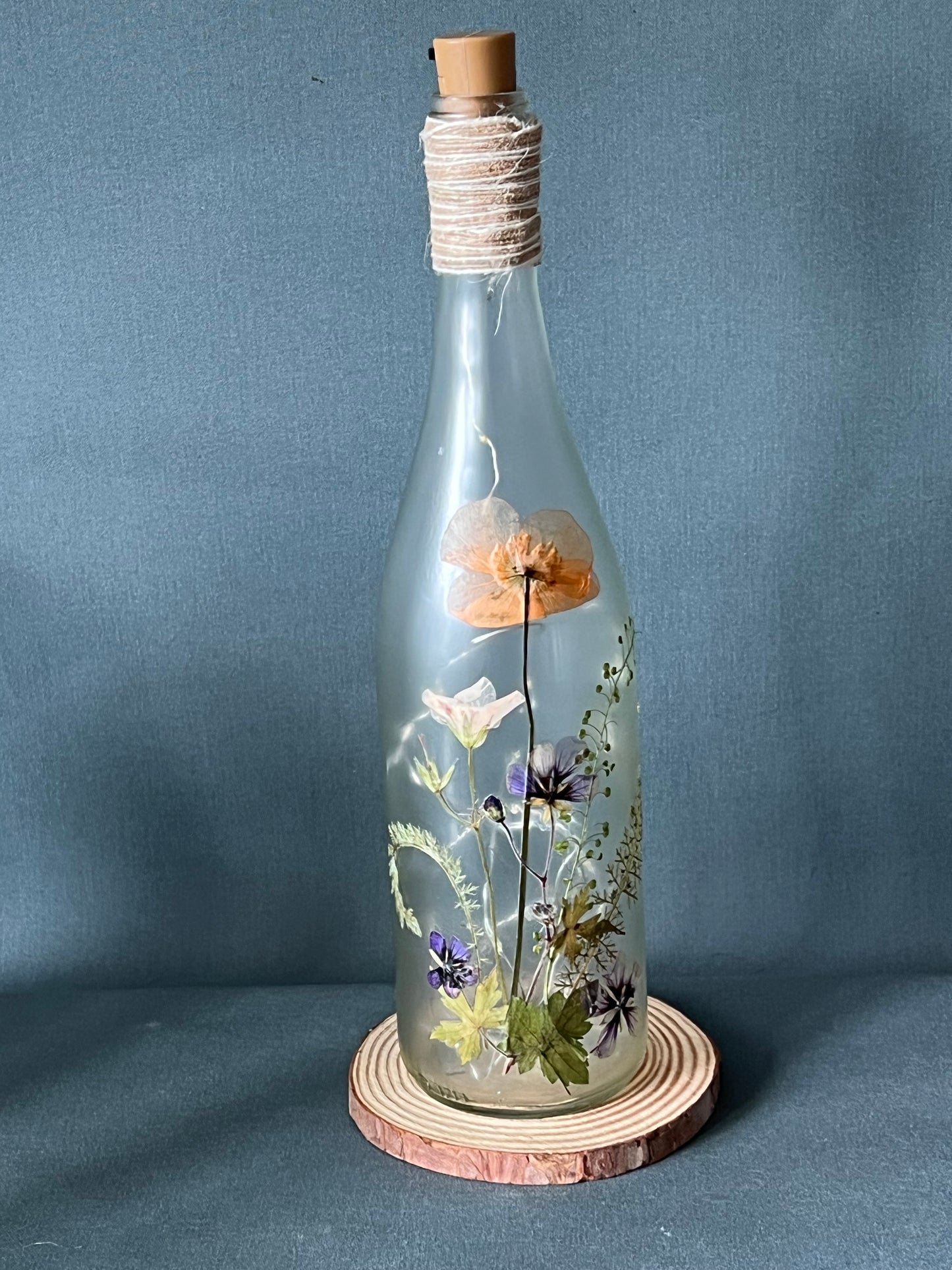 Botanical Bottle Lamp