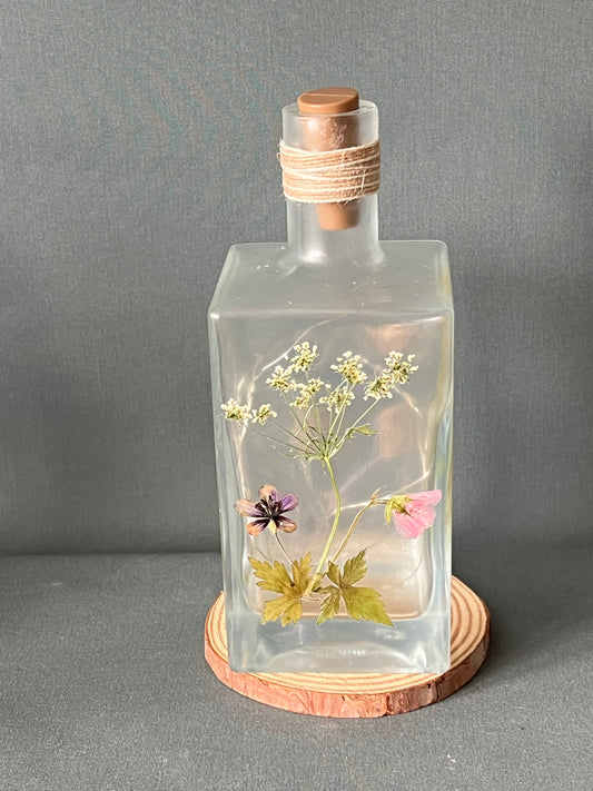 Botanical Bottle Lamp