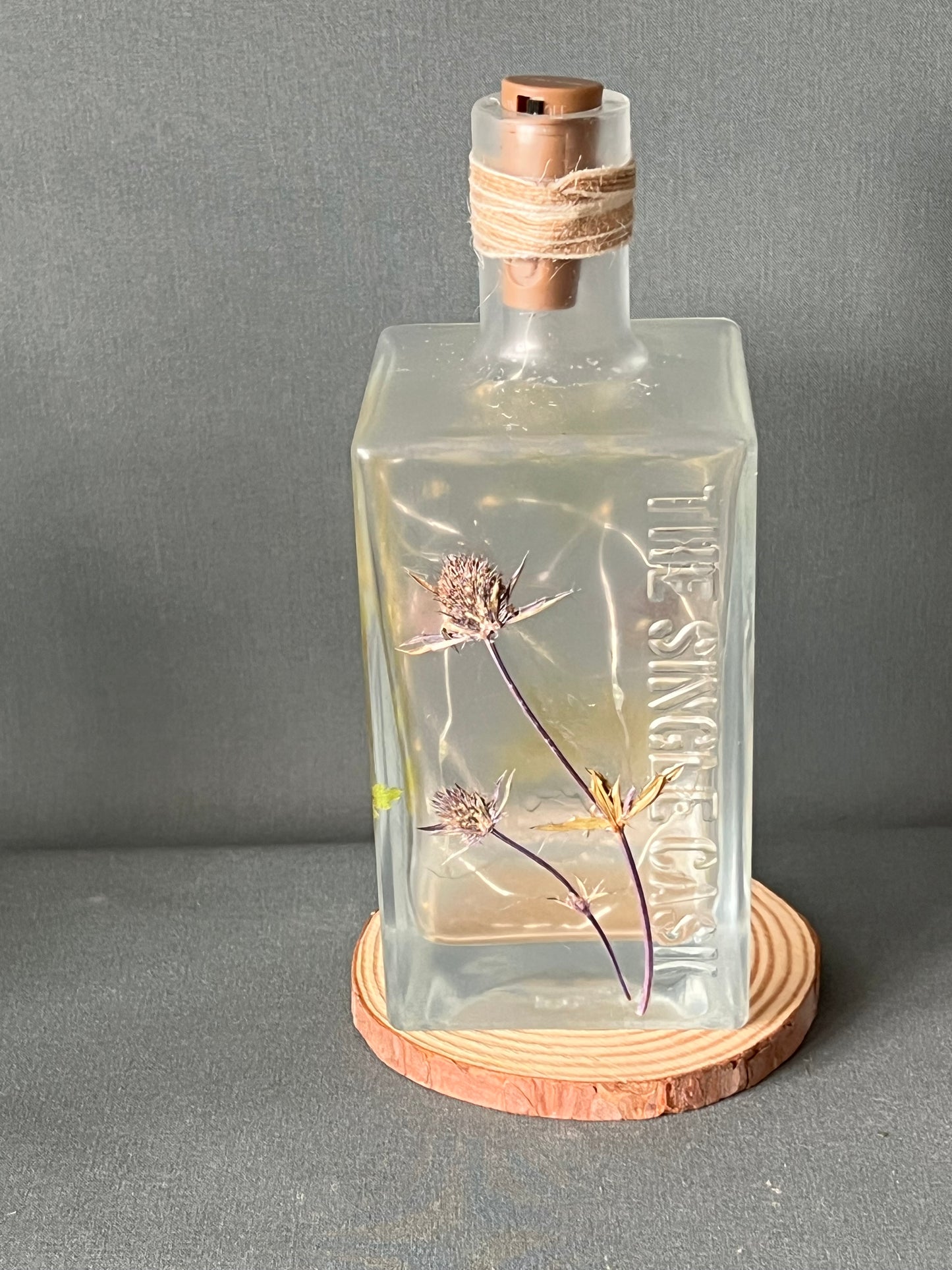 Botanical Bottle Lamp