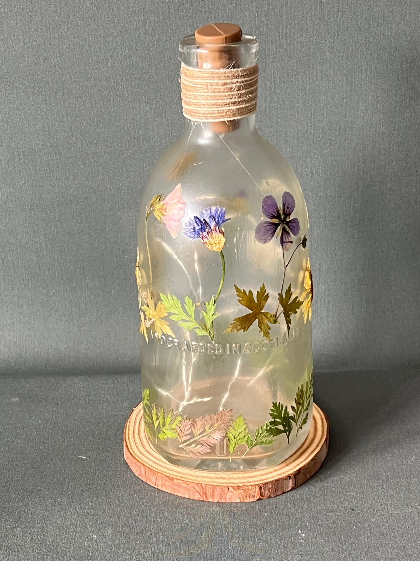 Botanical Bottle Lamp