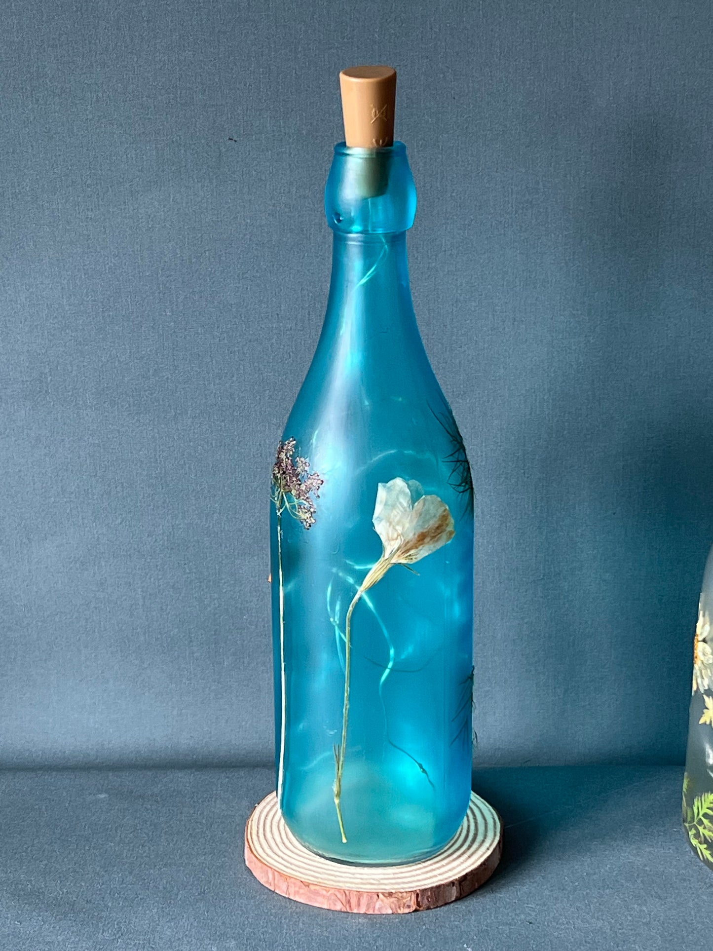 Botanical Bottle Lamp