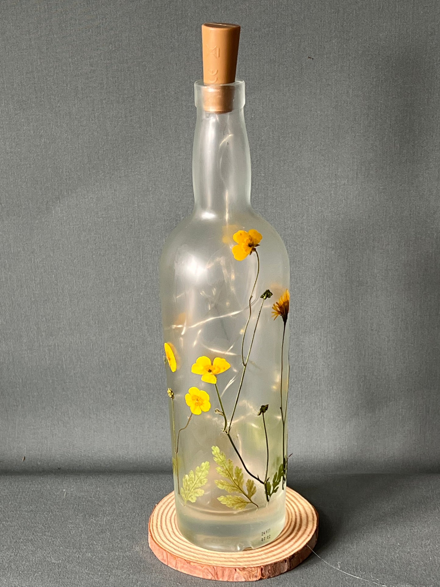 Botanical Bottle Lamp