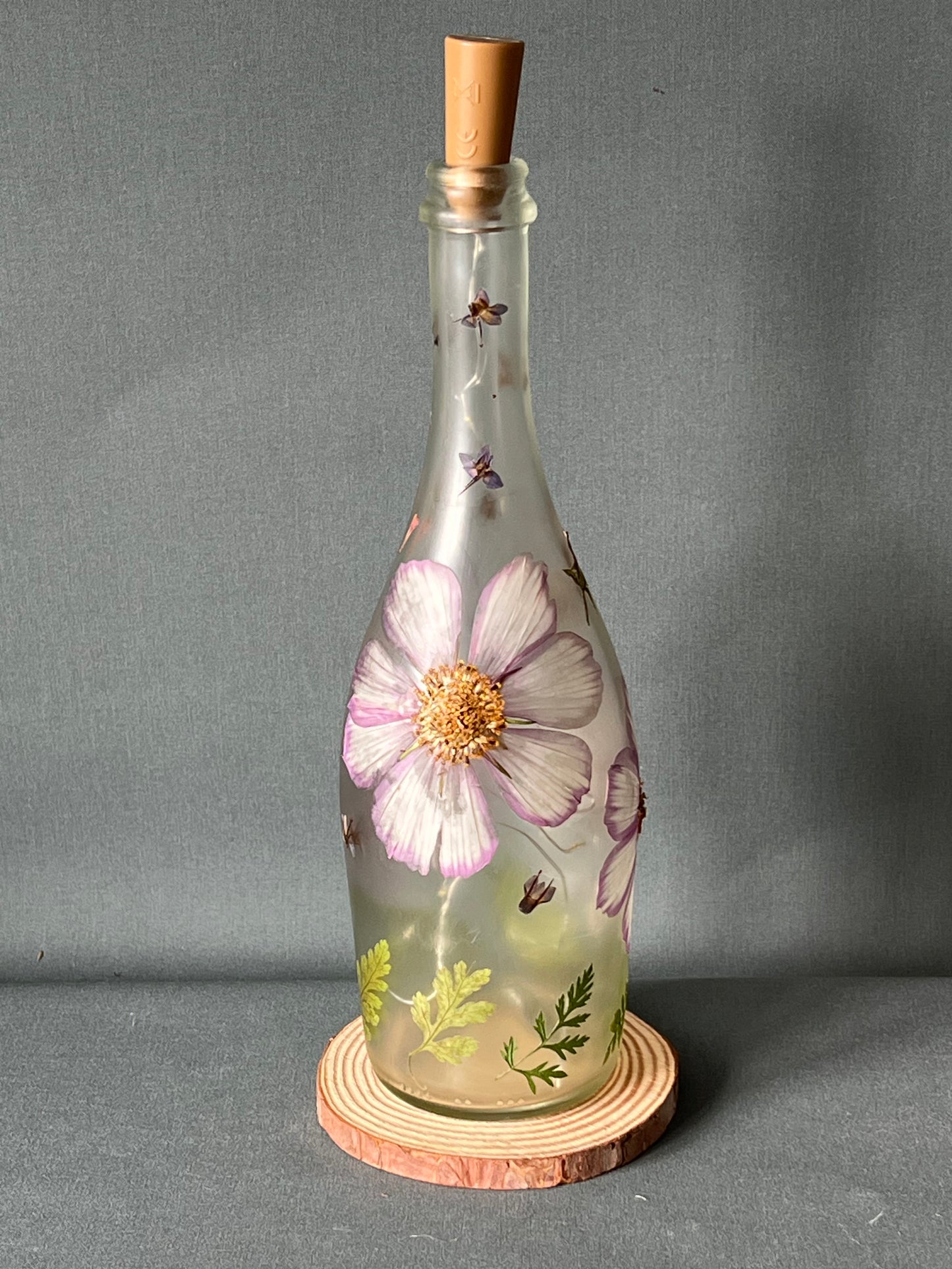 Botanical Bottle Lamp