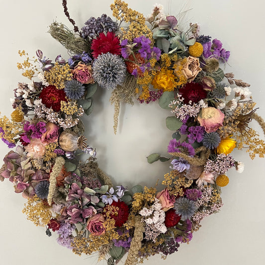 Dried Flower Wreath Workshop – Create Your Own Everlasting Wreath