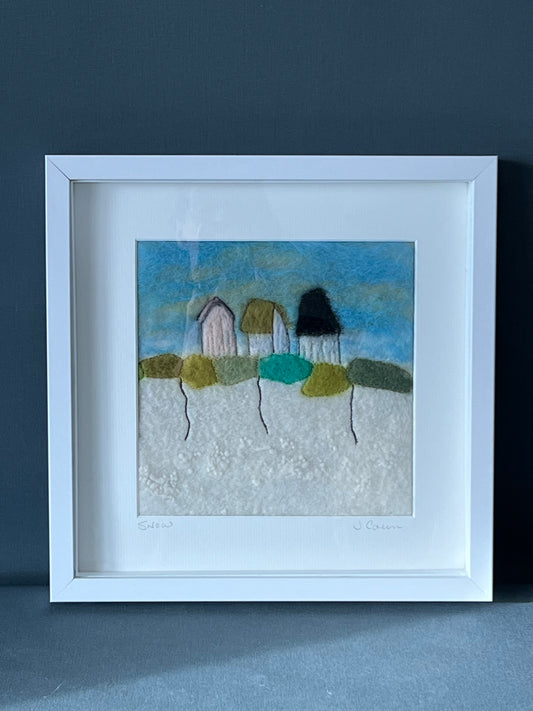 Wool Felted Painting