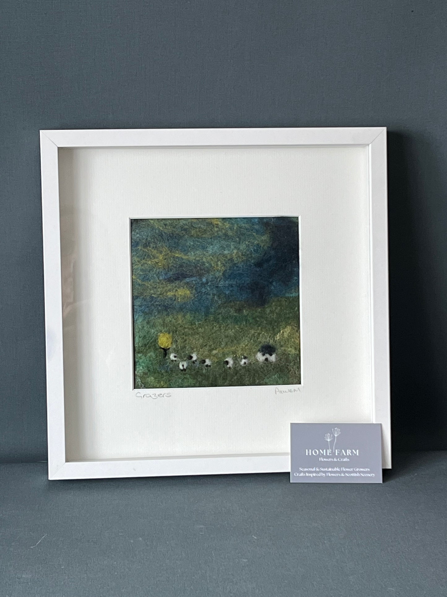 Wool Felted Painting