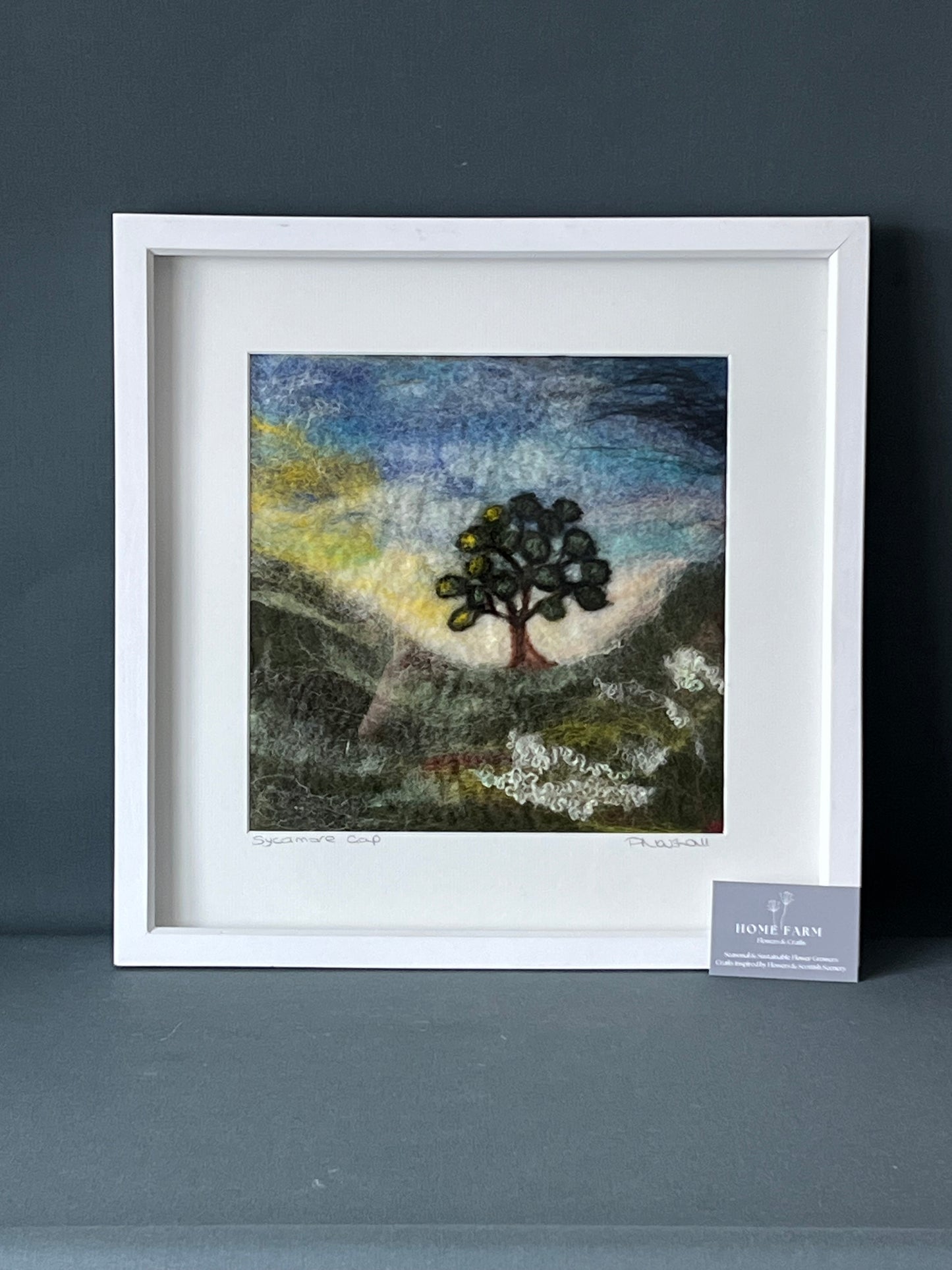 Wool Felted Painting