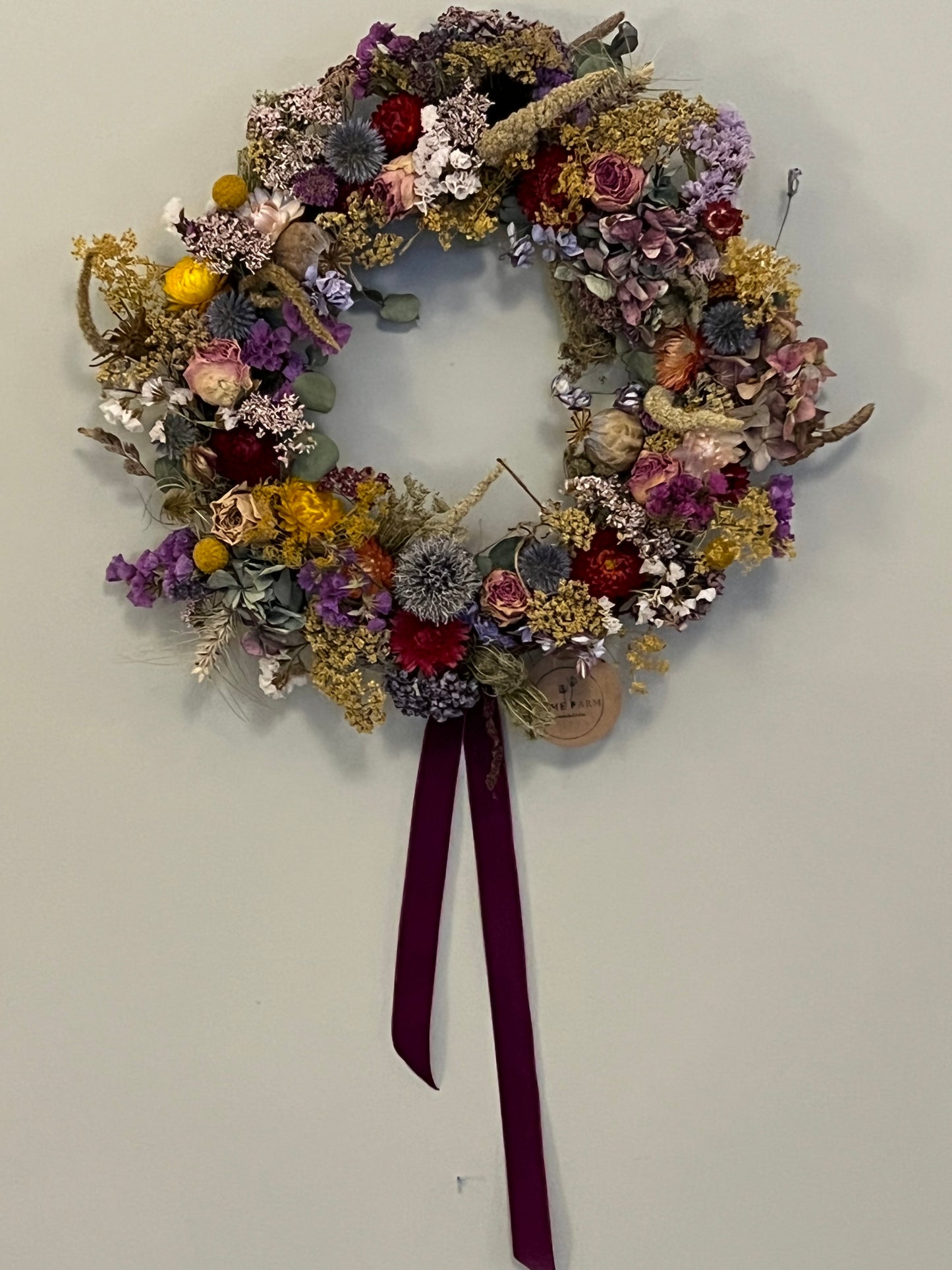 Luxury Medium Dried Flower Wreath