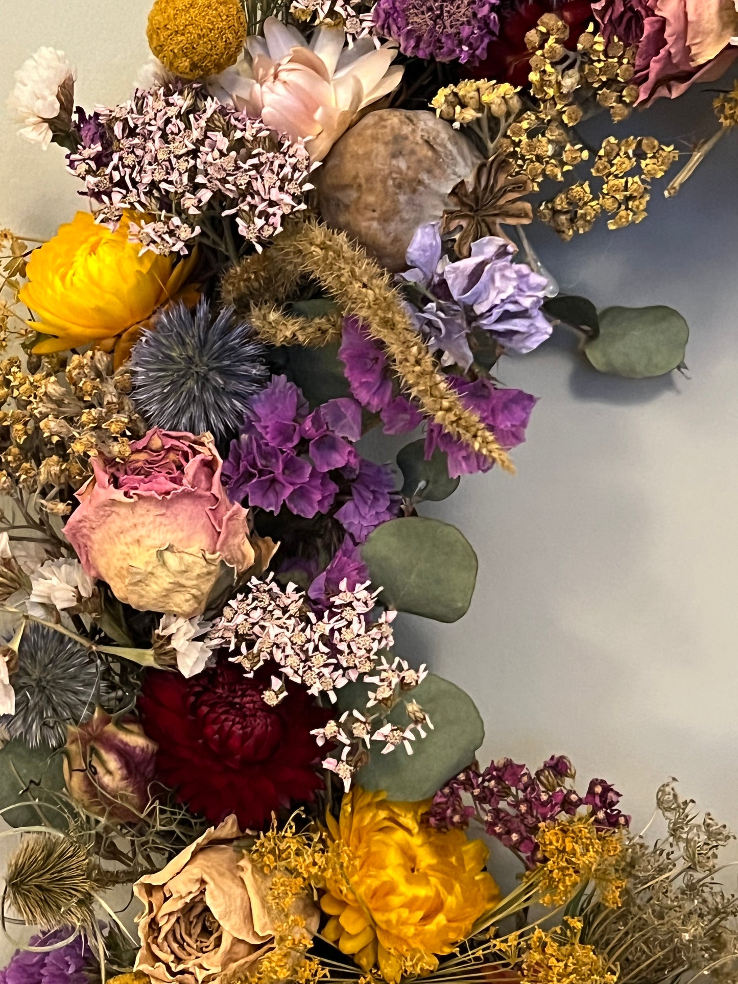 Luxury Medium Dried Flower Wreath