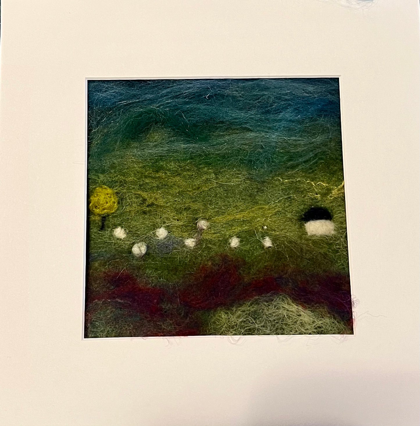 Wool Felted Painting