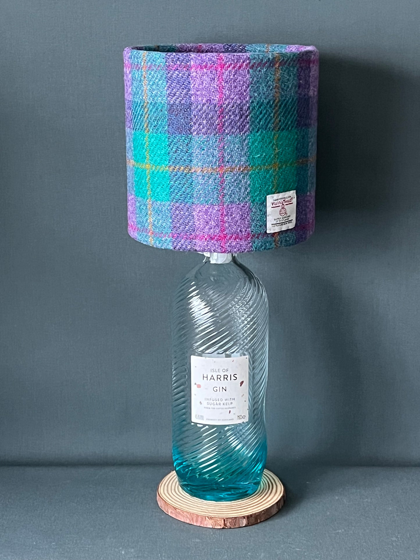 Isle of Harris Gin 'paired' with Isle of Harris Fabric Lampshade