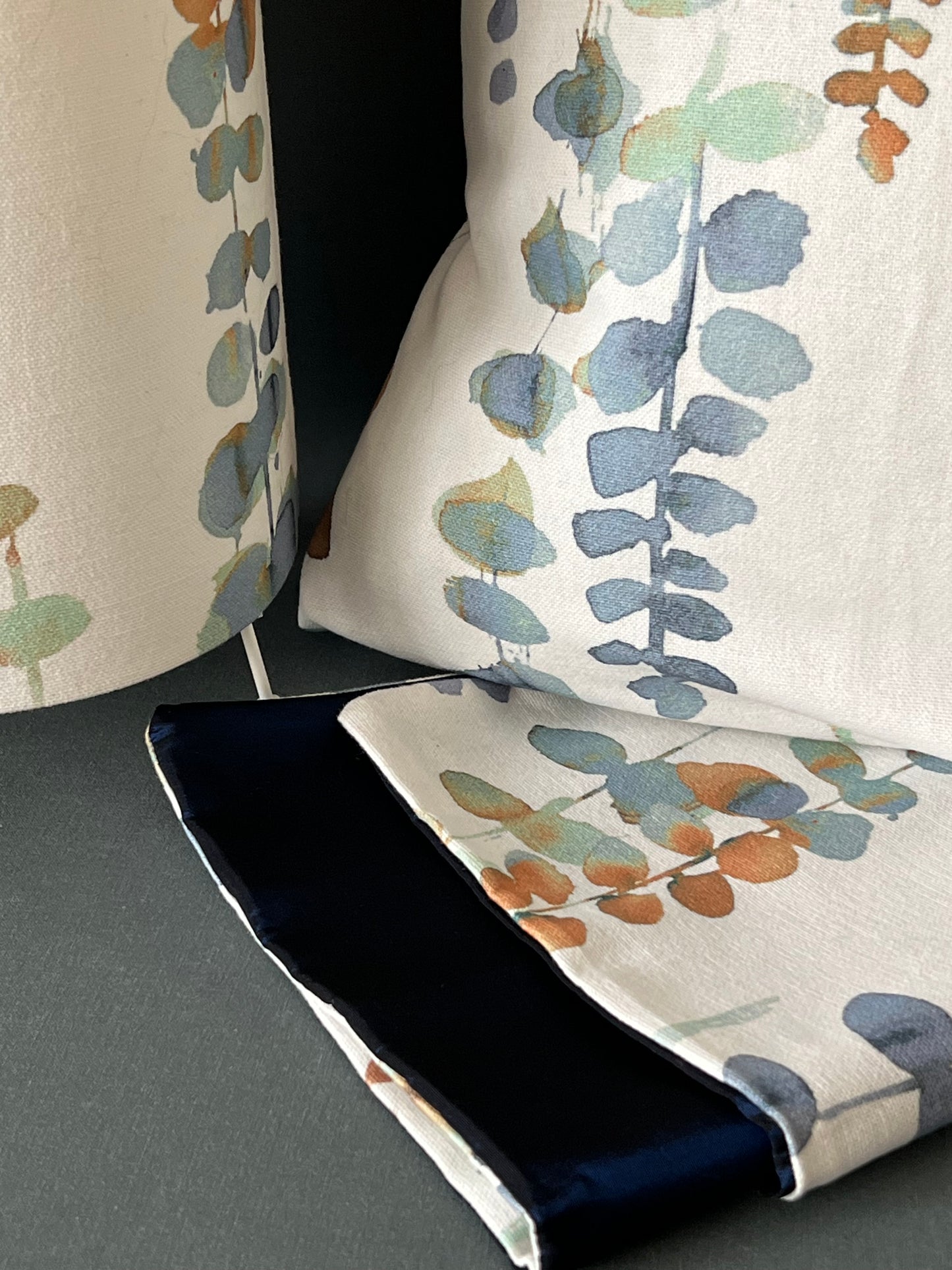 Slim Table Lamp with Matching Cushion Covers