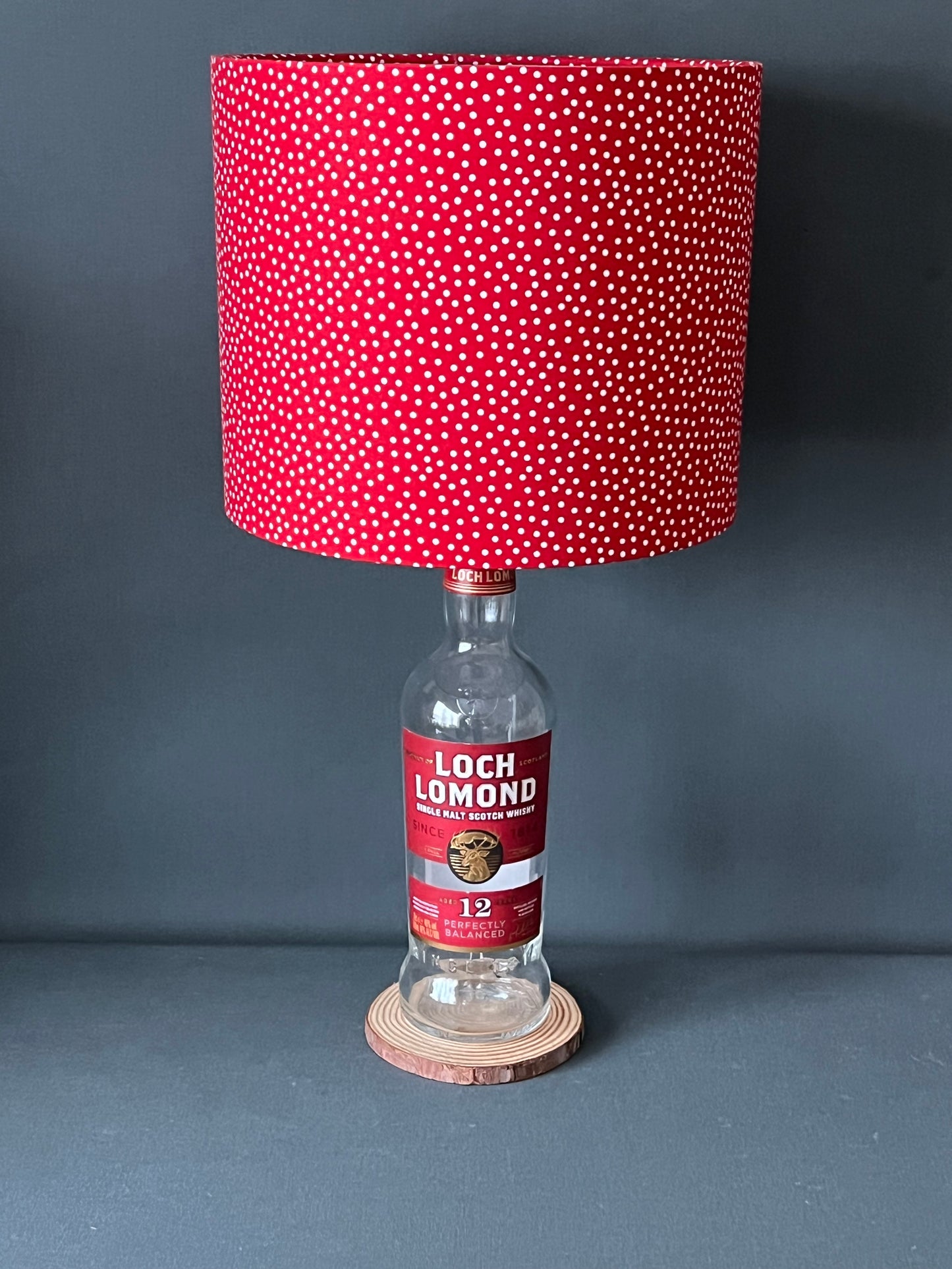 Loch Lomond Whisky 'paired' with Red Polka Dot Shade