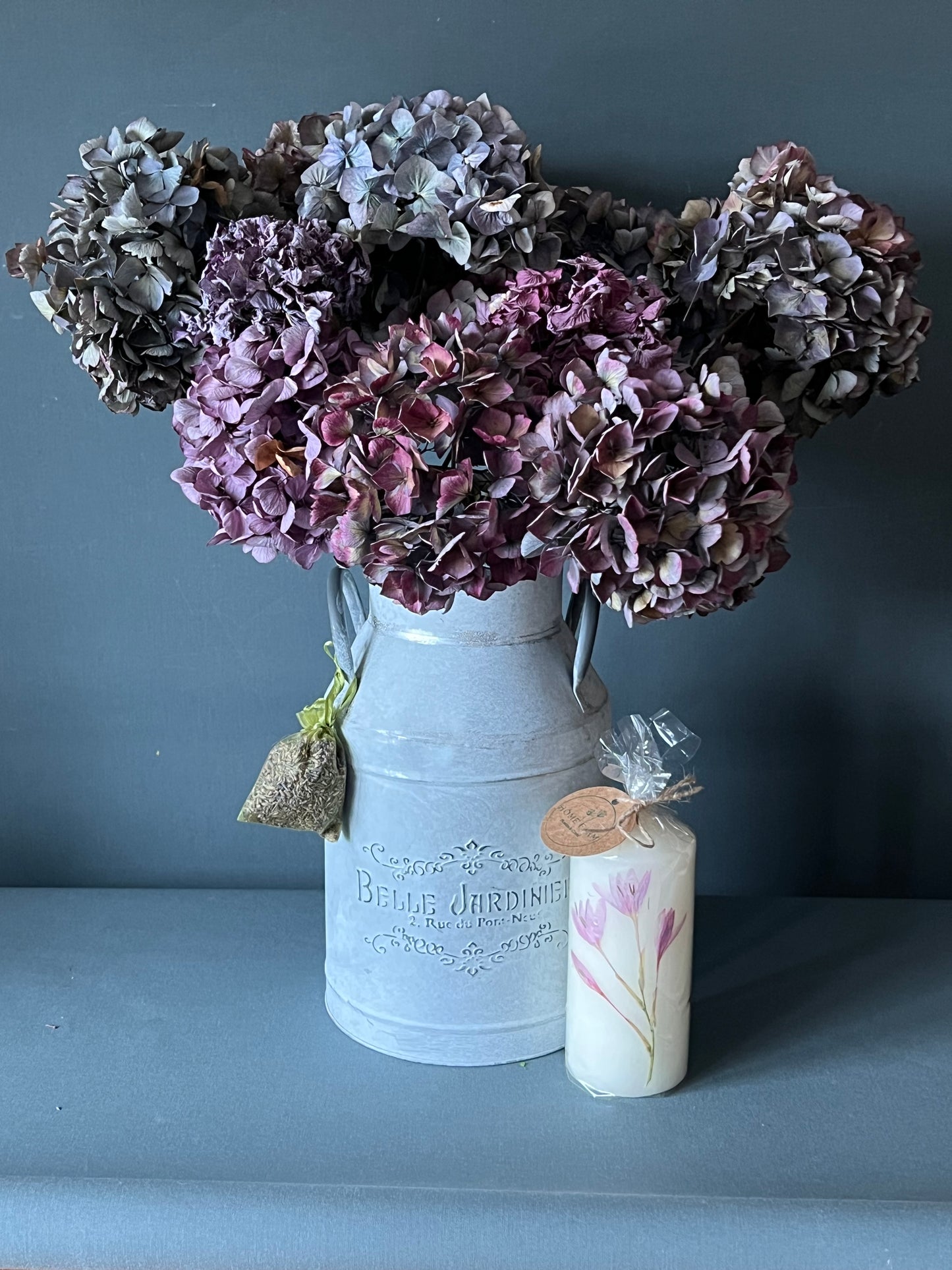 Dried Flower Arrangement - Hydrangea