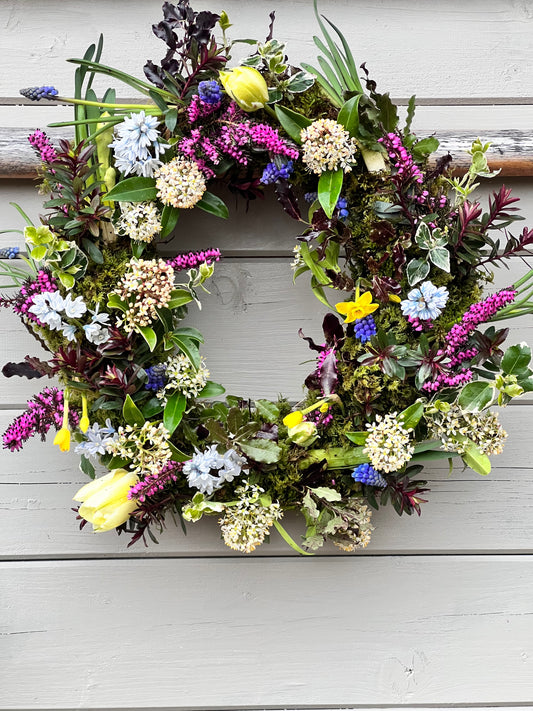 Seasonal Flower Wreaths - Made to Order - Scottish Handmade