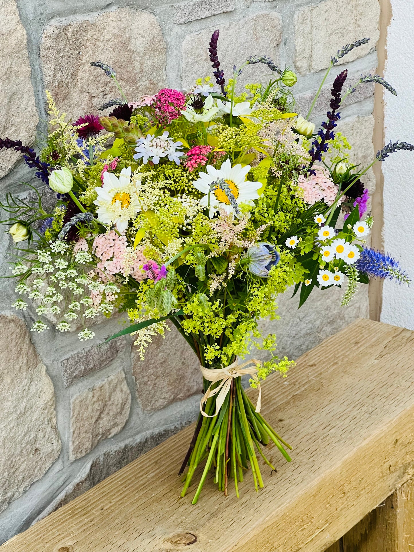 Wedding Flowers - Scottish Grown Hand Tied Bridal Bouquet