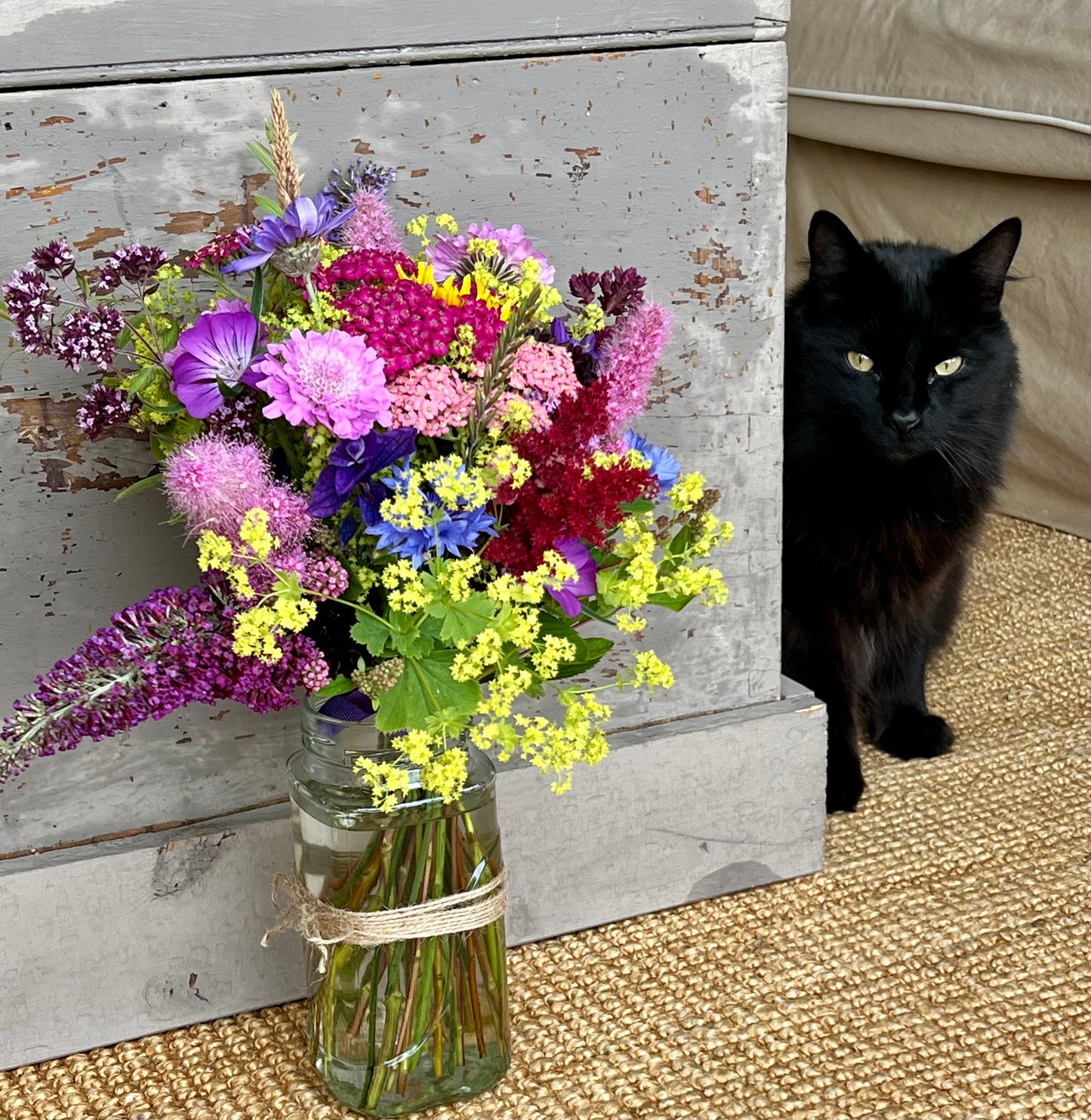 Wedding Flowers - Scottish Grown Low Vase Arrangements