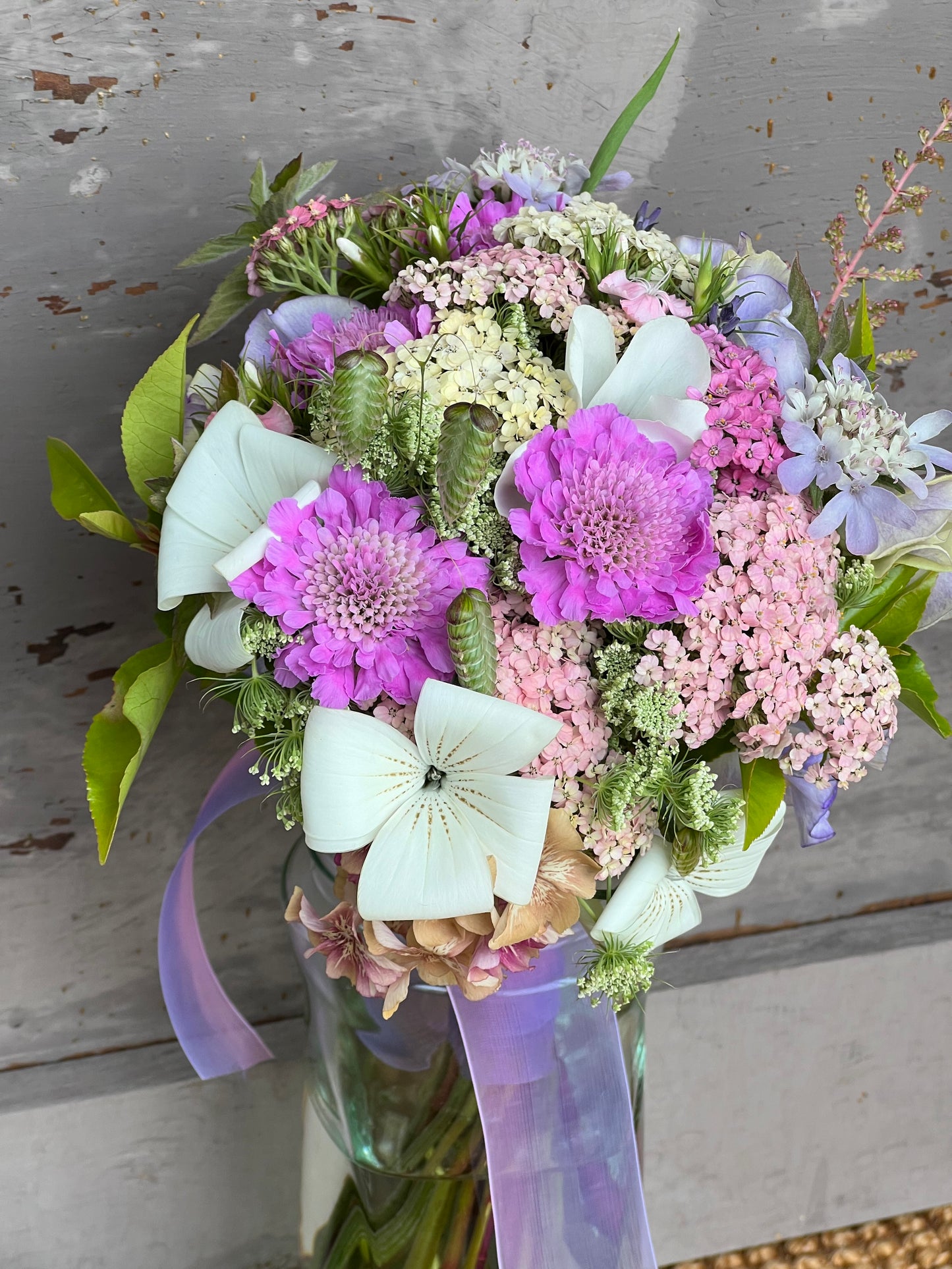 Wedding Flowers - Scottish Grown Hand Tied Bridal Bouquet