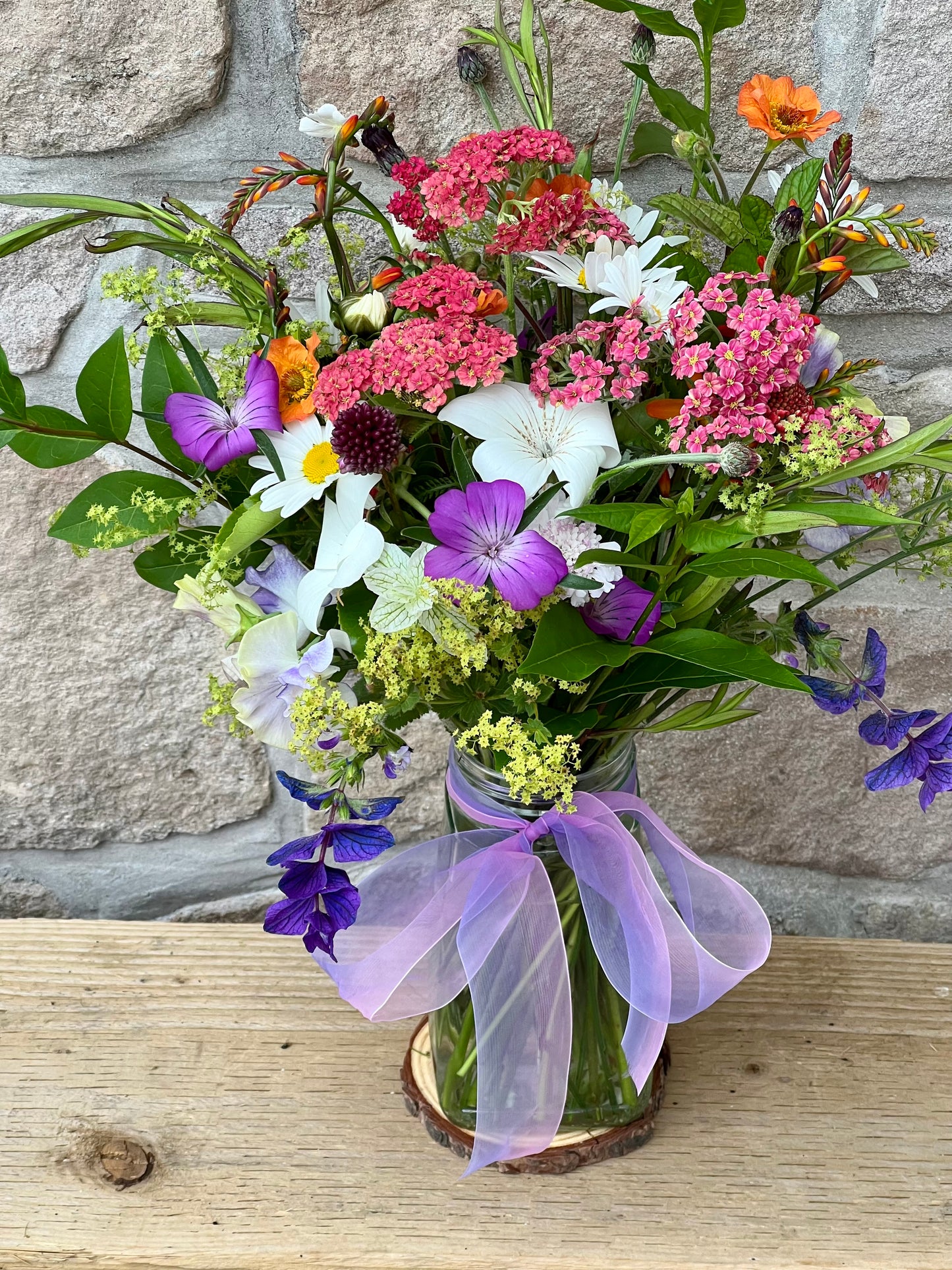 Wedding Flowers - Scottish Grown Hand Tied Bridal Bouquet