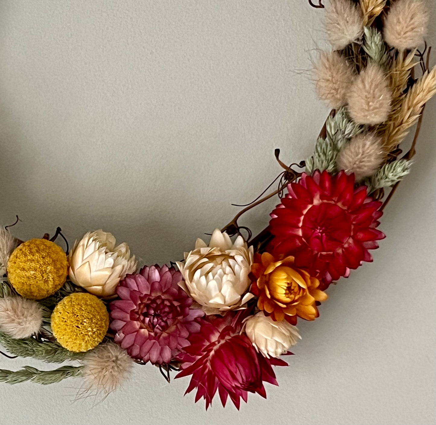 Dried Flower Wreath - Small