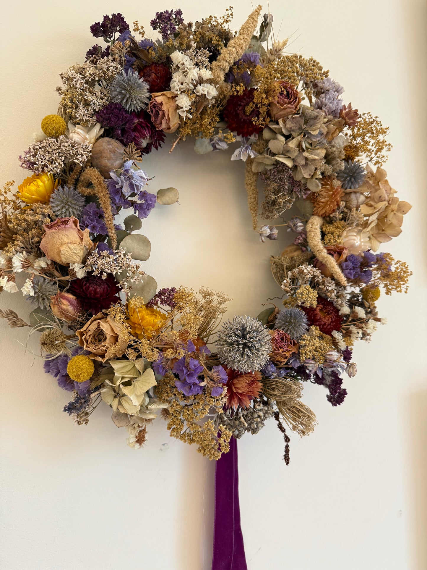 Luxury Medium Dried Flower Wreath