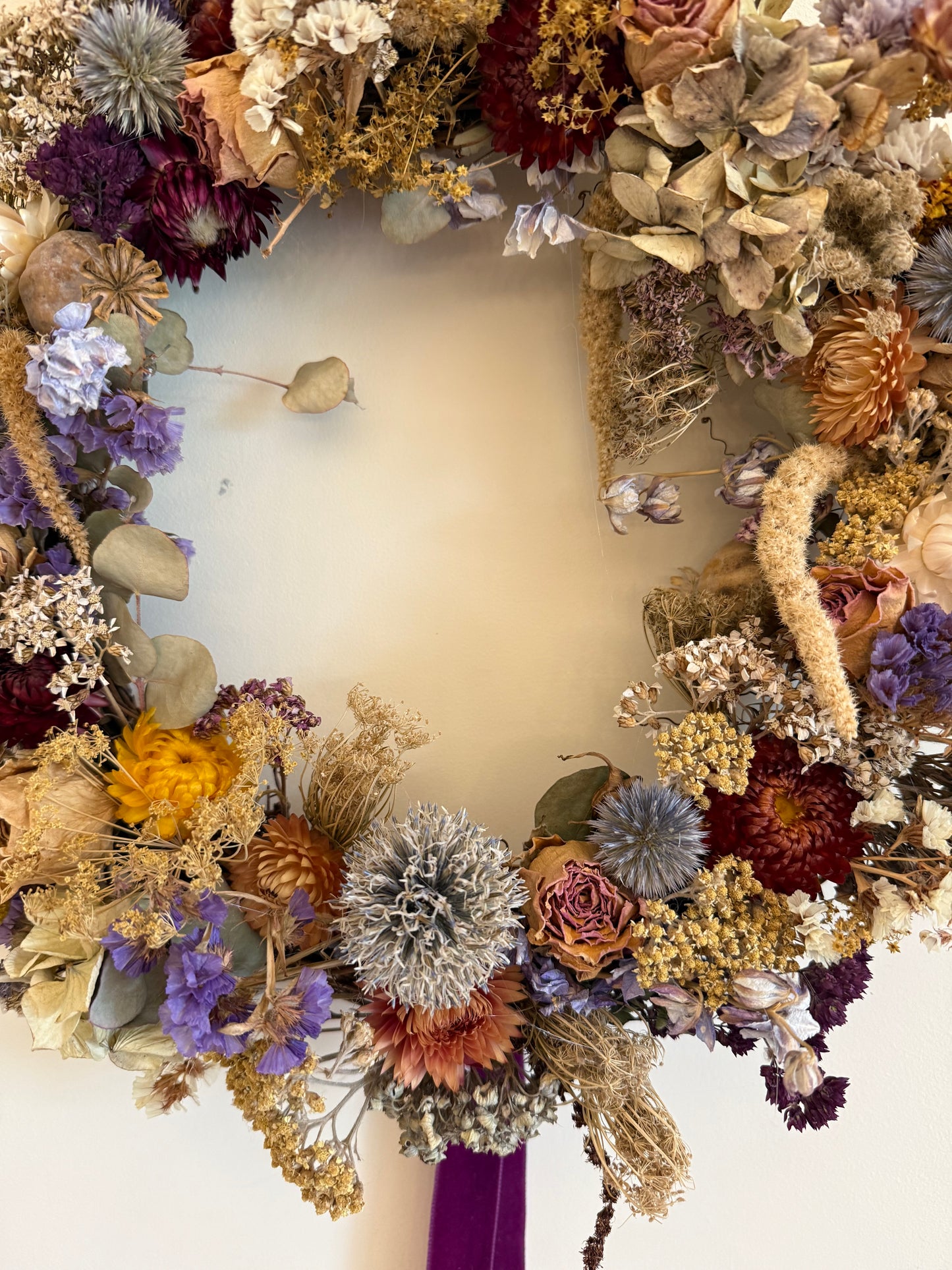 Luxury Medium Dried Flower Wreath