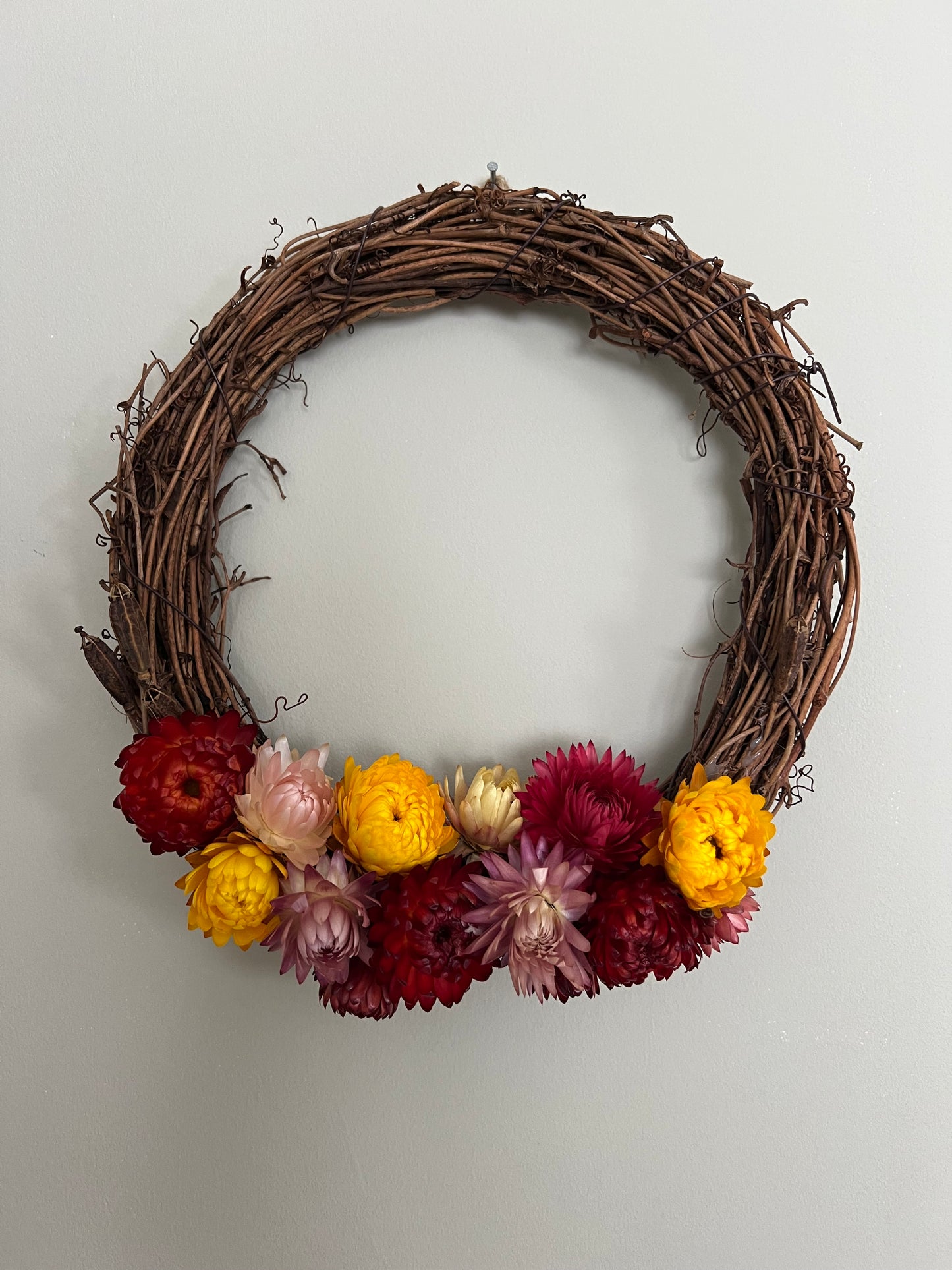 Dried Flower Wreath - Small