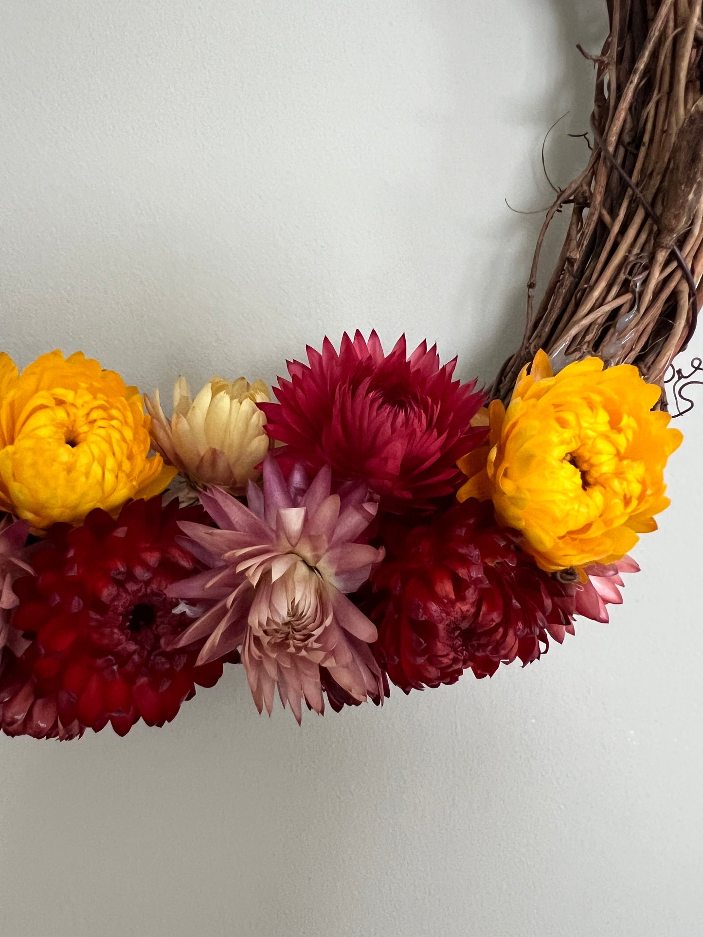 Dried Flower Wreath - Small