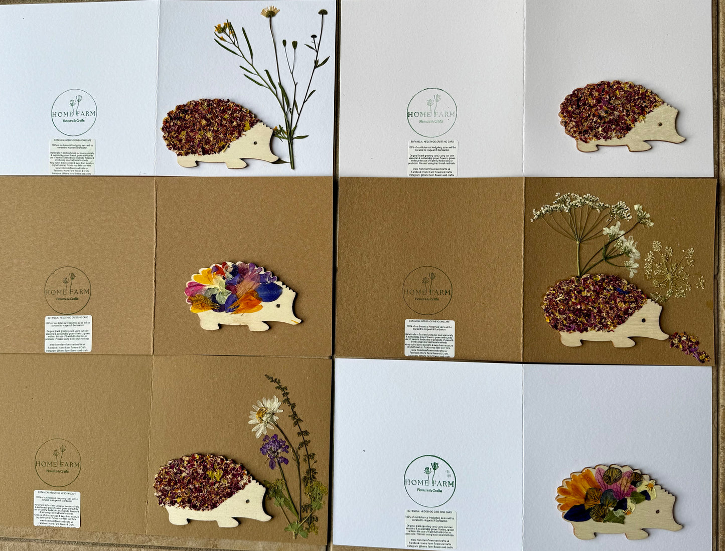 10 Scottish Handmade Greetings Cards - Mixed Selection Pack