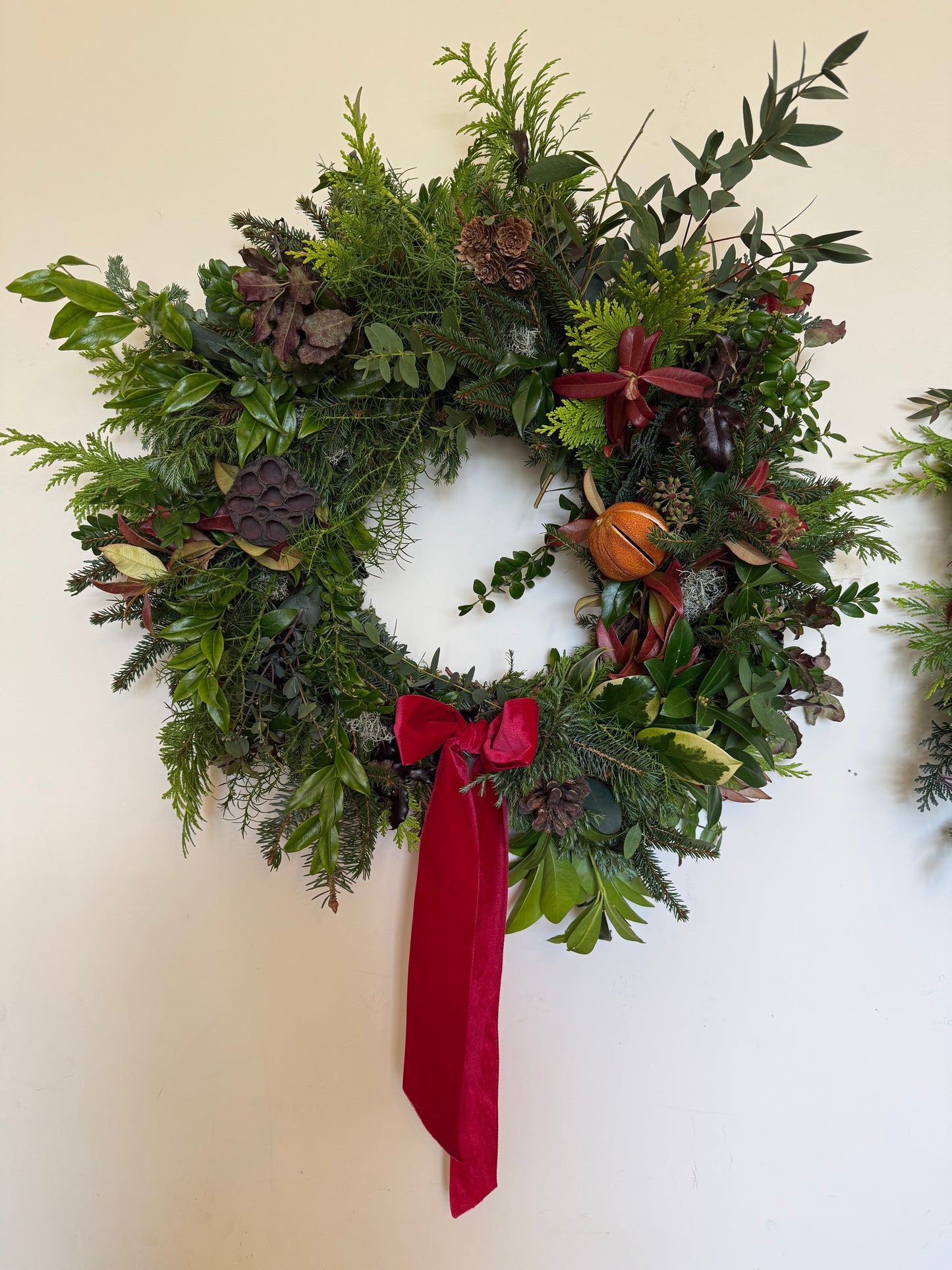 Handmade Christmas Door Wreath