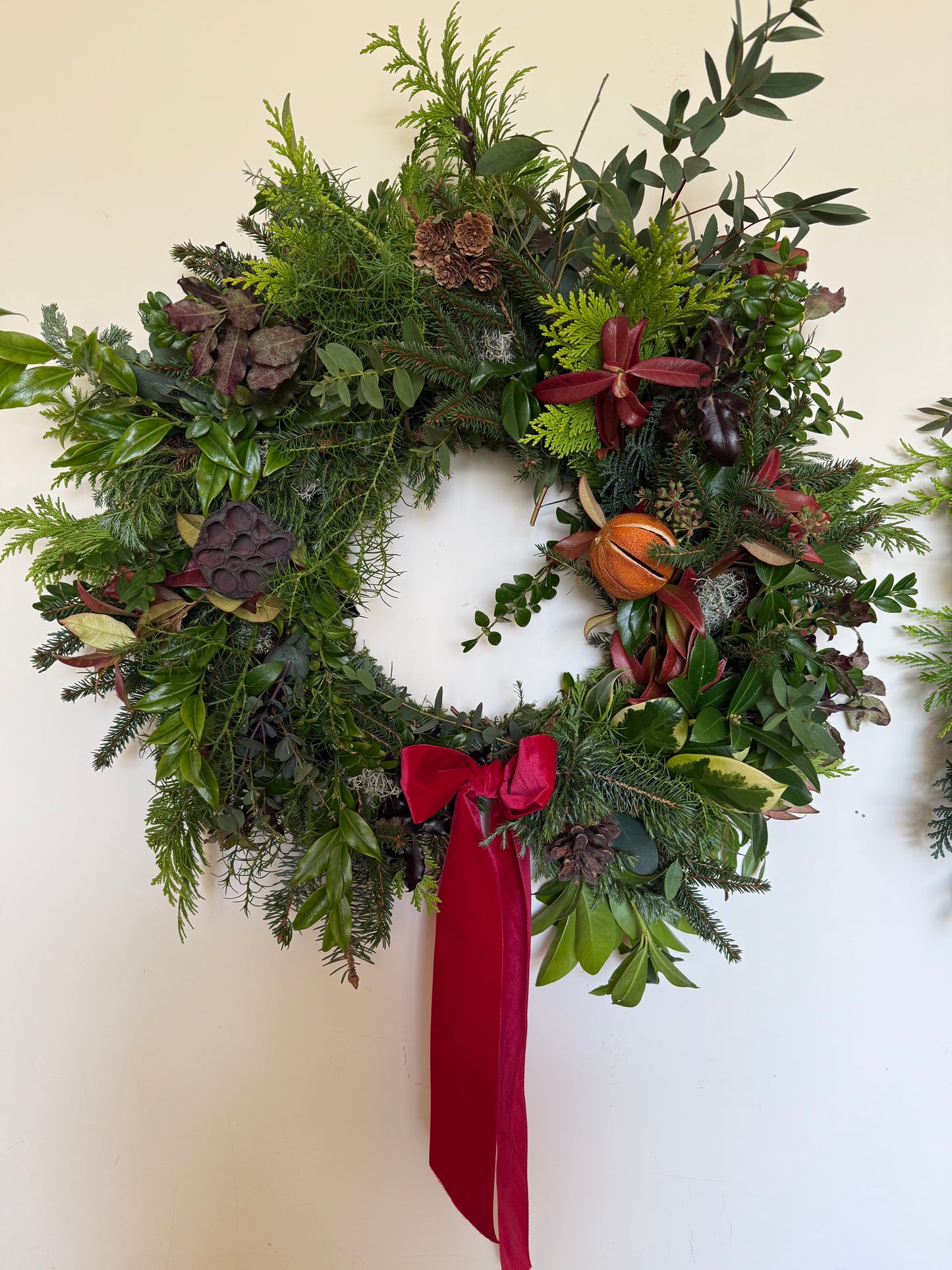 Handmade Christmas Door Wreath